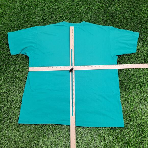 Vintage 1989 Funny Trio Big-Nose Duck Shirt L/XL 26x26 Crop - Picture 3 of 13